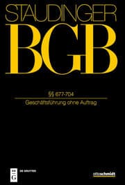 Cover von §§ 677-704