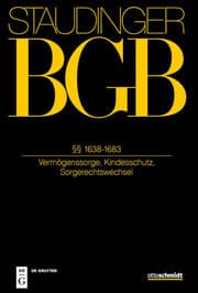 Cover von BGB: §§ 1638-1683