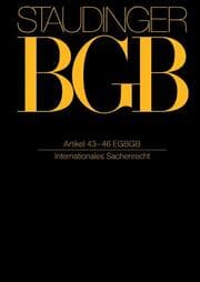 Cover von Artikel 43-46 EGBGB