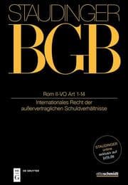 Cover von Art 1-3; 10-14 Rom II-VO