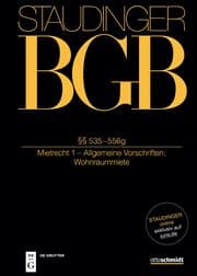 Cover von §§ 535-556g