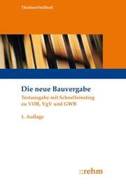 Cover von Die neue Bauvergabe