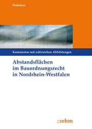 Cover von Abstandsflächen im Bauordnungsrecht Nordrhein-Westfalen