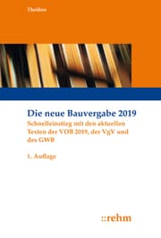 Cover von Die neue Bauvergabe 2019