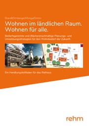 Cover von Wohnen im ländlichen Raum/Wohnen für alle