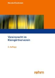 Cover von Vereinsrecht im Kleingärtnerverein
