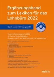 Cover von Ergänzungsband zum Lexikon für das Lohnbüro 2022