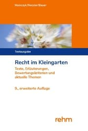 Cover von Recht im Kleingarten
