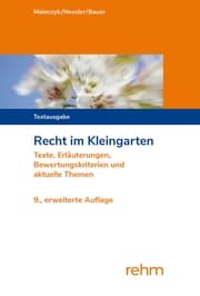 Cover von Recht im Kleingarten