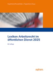 Cover von Lexikon Arbeitsrecht im öffentlichen Dienst 2025