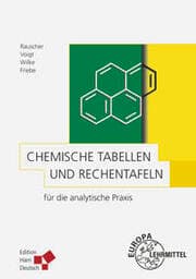 Cover von Chemische Tabellen und Rechentafeln für die analytische Praxis