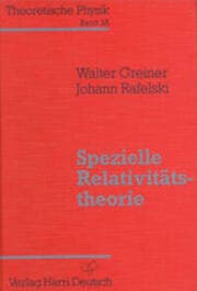 Cover von Spezielle Relativitätstheorie