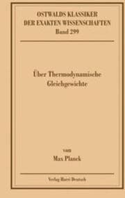 Cover von Über Thermodynamische Gleichgewichte