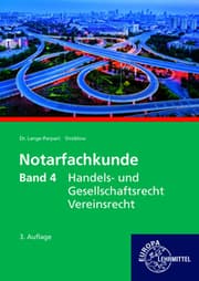 Cover von Notarfachkunde - Handels- und Gesellschaftsrecht, Vereinsrecht