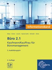 Cover von Büro 2.1 - Kaufmann/Kauffrau für Büromanagement, Informationsband, 3. Ausbildungsjahr
