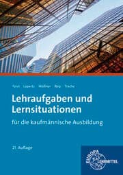 Cover von Lehraufgaben und Lernsituationen für die kaufmännische Ausbildung