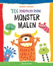 Cover von 71 1/2 schrecklich schöne Monster malen. Lustige Ungeheuer Schritt für Schritt selber zeichnen. Für kleine Zeichner ab 5 Jahren
