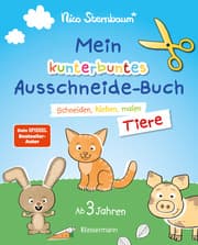 Cover von Mein kunterbuntes Ausschneidebuch - Tiere