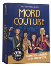 Cover von Mord Couture. Krimi-Rollenspiel und Kochbuch. Das perfekte Krimi-Event für Zuhause