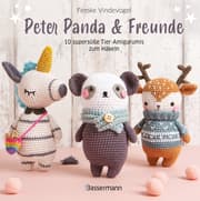 Cover von Peter Panda & Freunde. 10 supersüße Tier-Amigurumis zum Häkeln