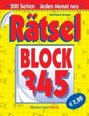 Cover von Rätselblock 345