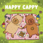 Cover von Happy Cappy - Cosy Capybara Coloring. Ein Ausmalbuch für jedes Alter