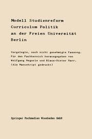 Cover von Modell Studienreform