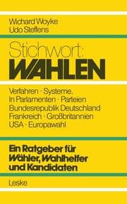 Cover von Stichwort: Wahlen