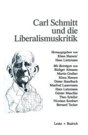 Cover von Carl Schmitt und die Liberalismuskritik