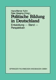 Cover von Politische Bildung in Deutschland
