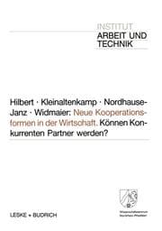 Cover von Neue Kooperationsformen in der Wirtschaft