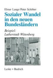 Cover von Sozialer Wandel in den neuen Bundesländern