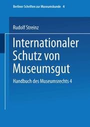 Cover von Handbuch des Museumsrechts 4