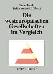Cover von Die westeuropäischen Gesellschaften im Vergleich