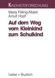 Cover von Auf dem Weg vom Kleinkind zum Schulkind