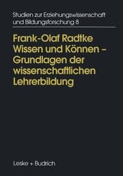 Cover von Wissen und Können