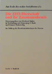 Cover von Die SED-Herrschaft und ihr Zusammenbruch