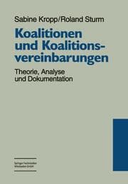 Cover von Koalitionsvereinbarungen im den Bundesländern