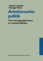 Cover von Arbeitsmarktpolitik