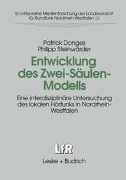Cover von Entwicklung des Zwei-Säulen-Modells