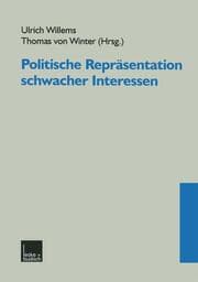 Cover von Politische Repräsentation schwacher Interessen