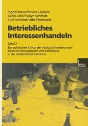 Cover von Betriebliches Interessenhandeln