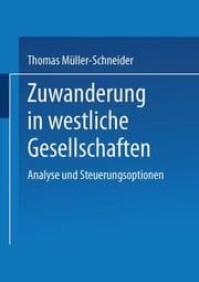 Cover von Zuwanderung in westliche Gesellschaften