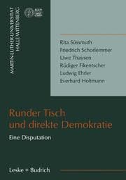 Cover von Runder Tisch und direkte Demokratie