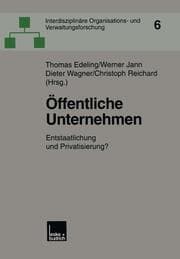 Cover von Öffentliche Unternehmen