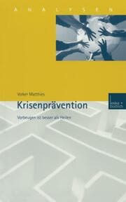 Cover von Krisenprävention