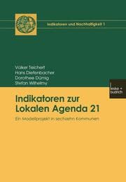 Cover von Indikatoren zur Lokalen Agenda 21