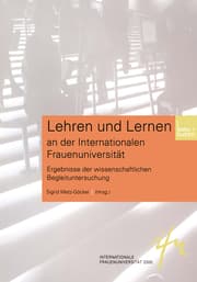 Cover von Lehren und Lernen an der Internationalen Frauenuniversität