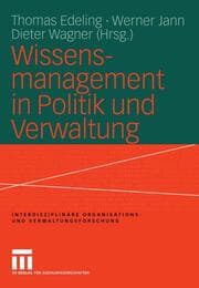 Cover von Wissensmanagment in Politik und Verwaltung