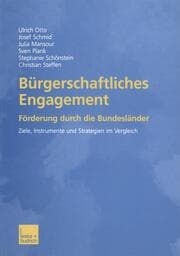 Cover von Bürgerschaftliches Engagement